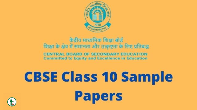 CBSE Class 10 Sample papers