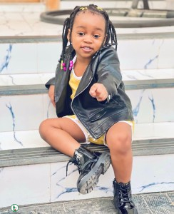 “When I Count My Blessings I Count You Twice” – Ruth Kadiri Tells Her Adorable Look-alike Daughter, Reign Ezerika