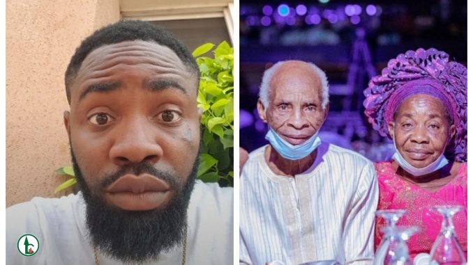 Comedian Woli Arole Shares Lovely Photo Of His Aged Parents As He Celebrates His Father’s 82nd Birthday