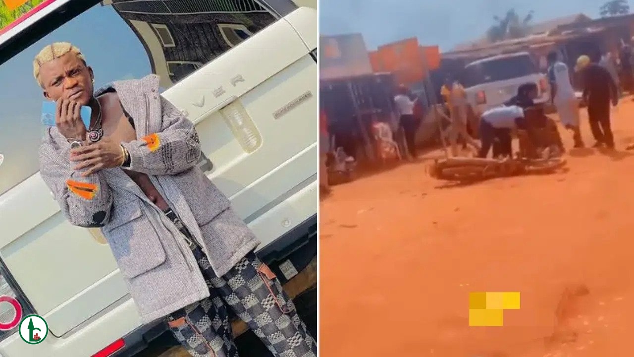 Portable’s aide reportedly crushes bikeman to death in Ogun (Video)