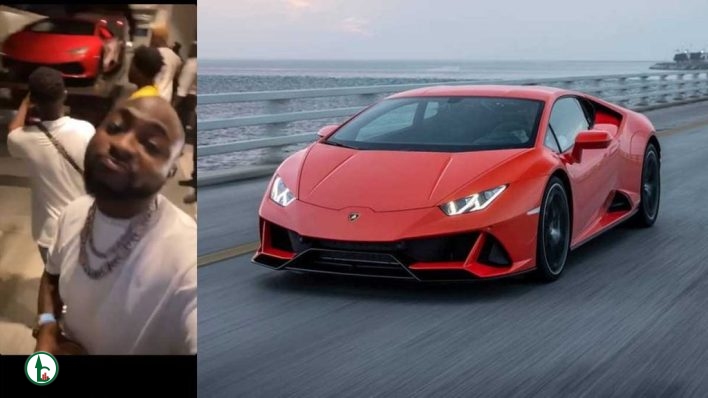 Davido buys himself a Lamborghini Huracan on Independence day