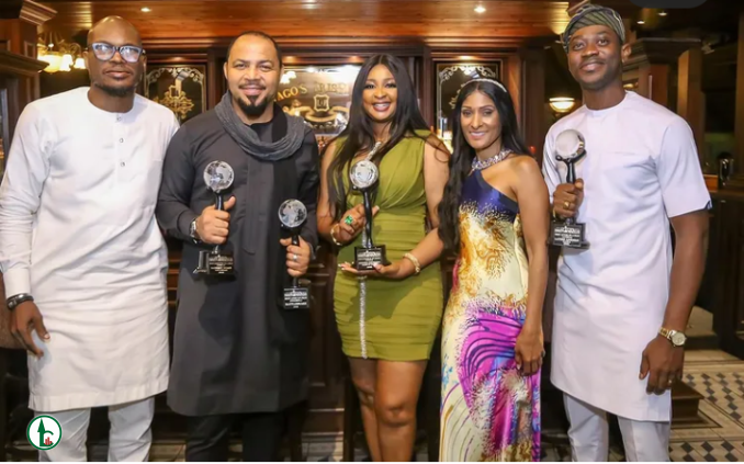 Nollywood Actor Lateef Adedimeji bags ‘Best African Male Actor’ award With His New Movie Ayinla (Video)