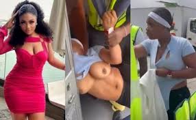 Watch: Comfort Emmanson Sextape Leaked Online Lady Dragged Out in Ibom Air Plane Seen Riding Dick So Hard